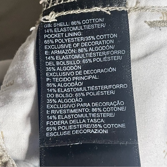 The North Face Men's Khaki hiking pants reflective hems sz 32 - Picture 5 of 12